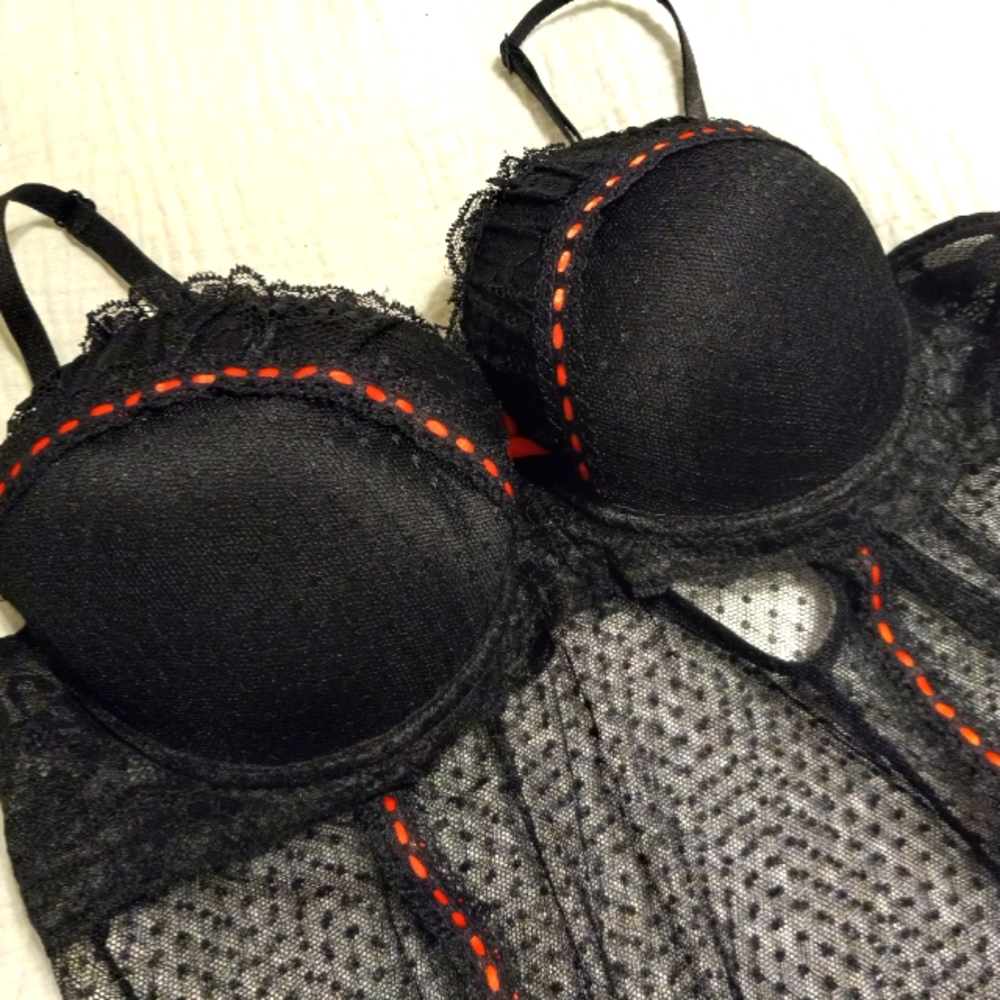 Lace lingerie nightie